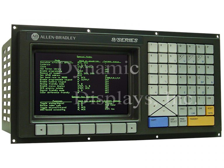 Allen Bradley 9 Series Control Mono 8520-MOP7 Part # 160605 and 8520-MOP - PART 148697 9" Mono CRT Monitor Replacement