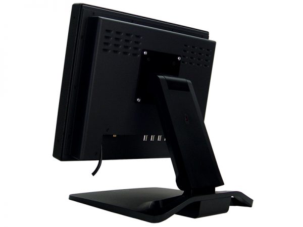 INDUSTRIAL-GRADE TABLETOP 17 In LCD MONITOR WITH METAL ENCLOSURE - Rear View